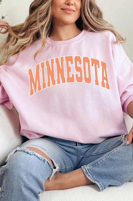 Minnesota State Oversized Graphic Sweatshirts - Wander Together Outfitters