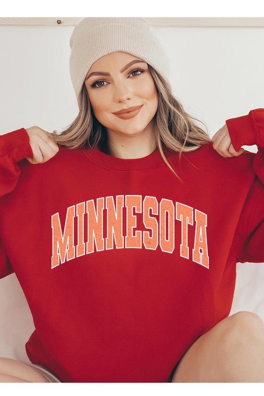 Minnesota State Oversized Graphic Sweatshirts - Wander Together Outfitters