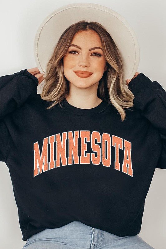 Minnesota State Oversized Graphic Sweatshirts - Wander Together Outfitters