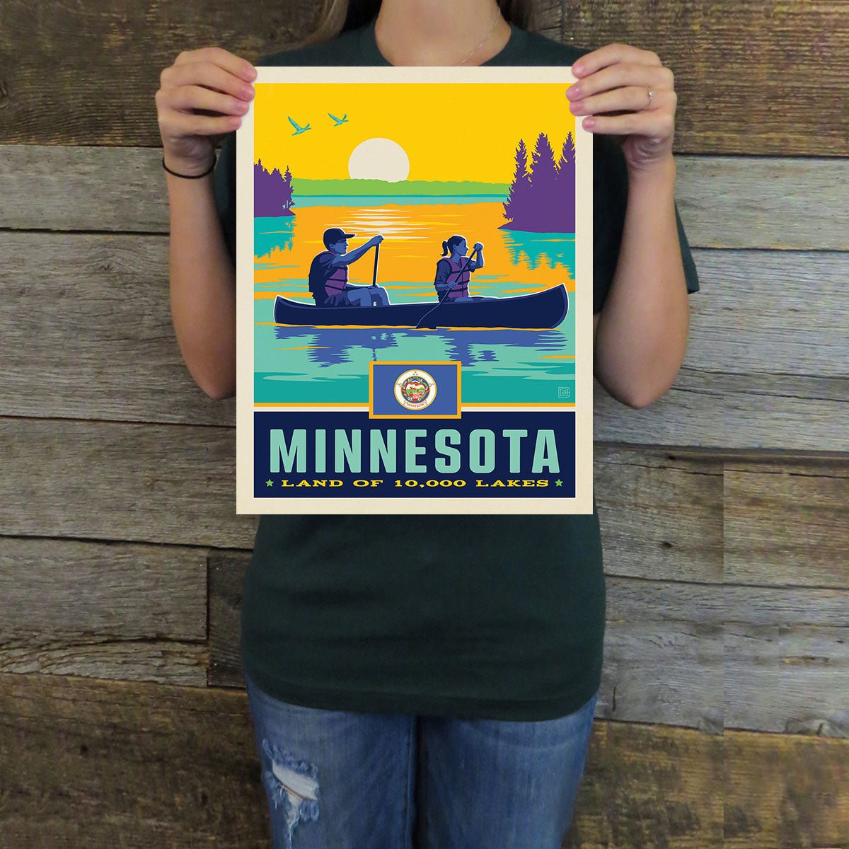 Minnesota (State Pride) Art Print - Wander Together Outfitters