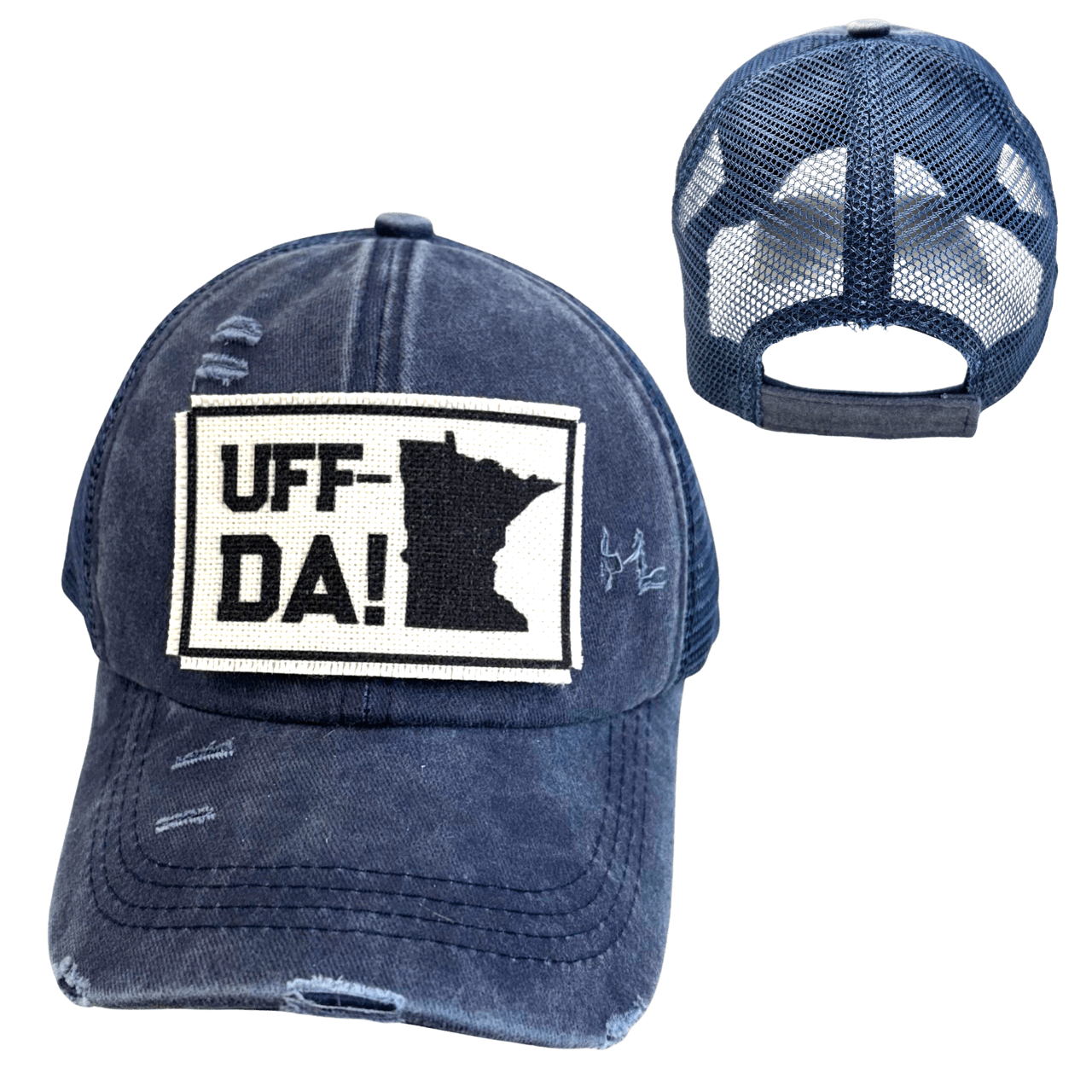 Minnesota "Uff Da!" Distressed Hat - Wander Together Outfitters