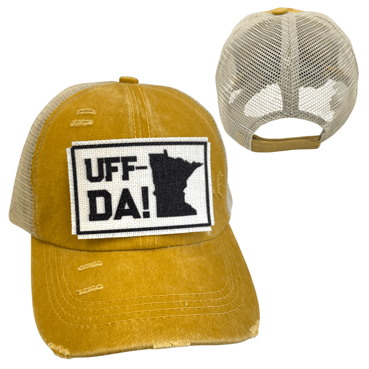 Minnesota "Uff Da!" Distressed Hat - Wander Together Outfitters