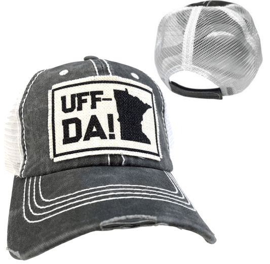 Minnesota "Uff Da!" Distressed Hat - Wander Together Outfitters