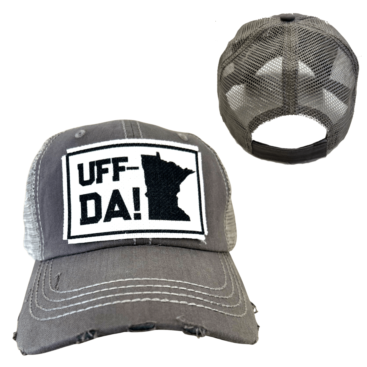 Minnesota "Uff Da!" Distressed Hat - Wander Together Outfitters