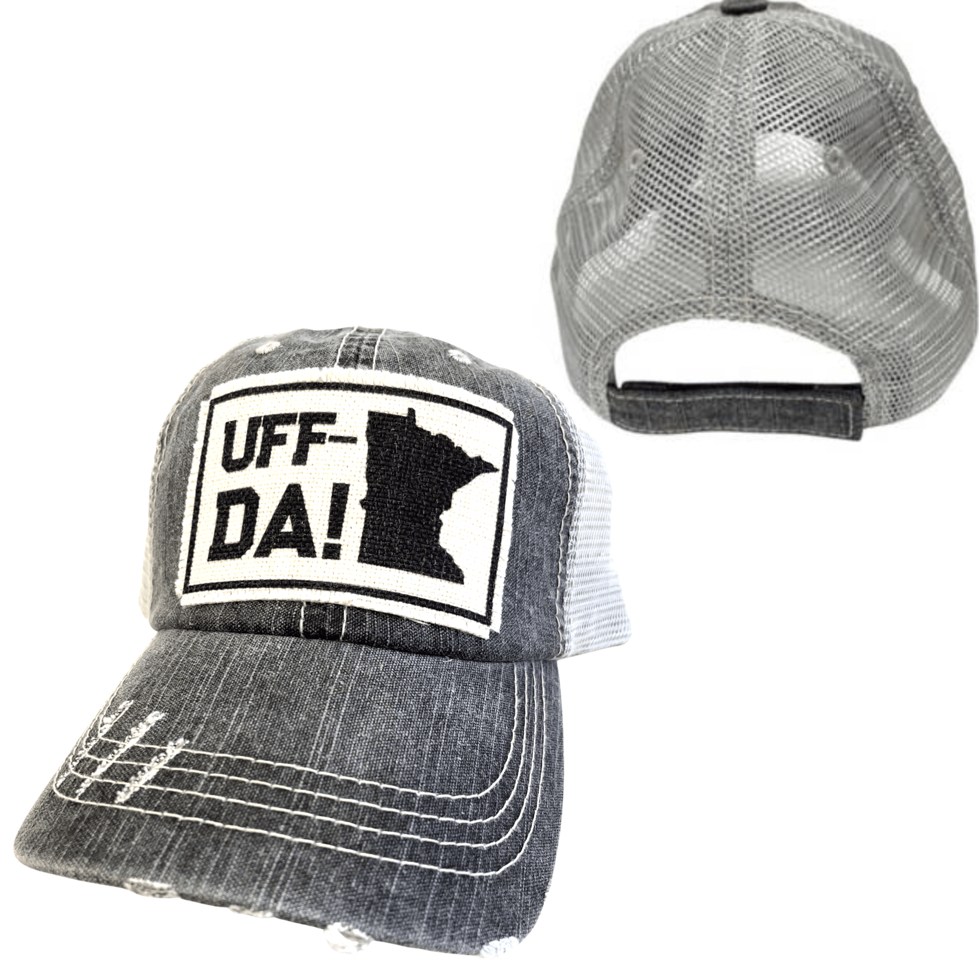 Minnesota "Uff Da!" Distressed Hat - Wander Together Outfitters