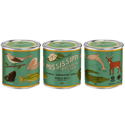 Mississippi State Candle (Juniper Berry, Cedar, Incense) - Wander Together Outfitters