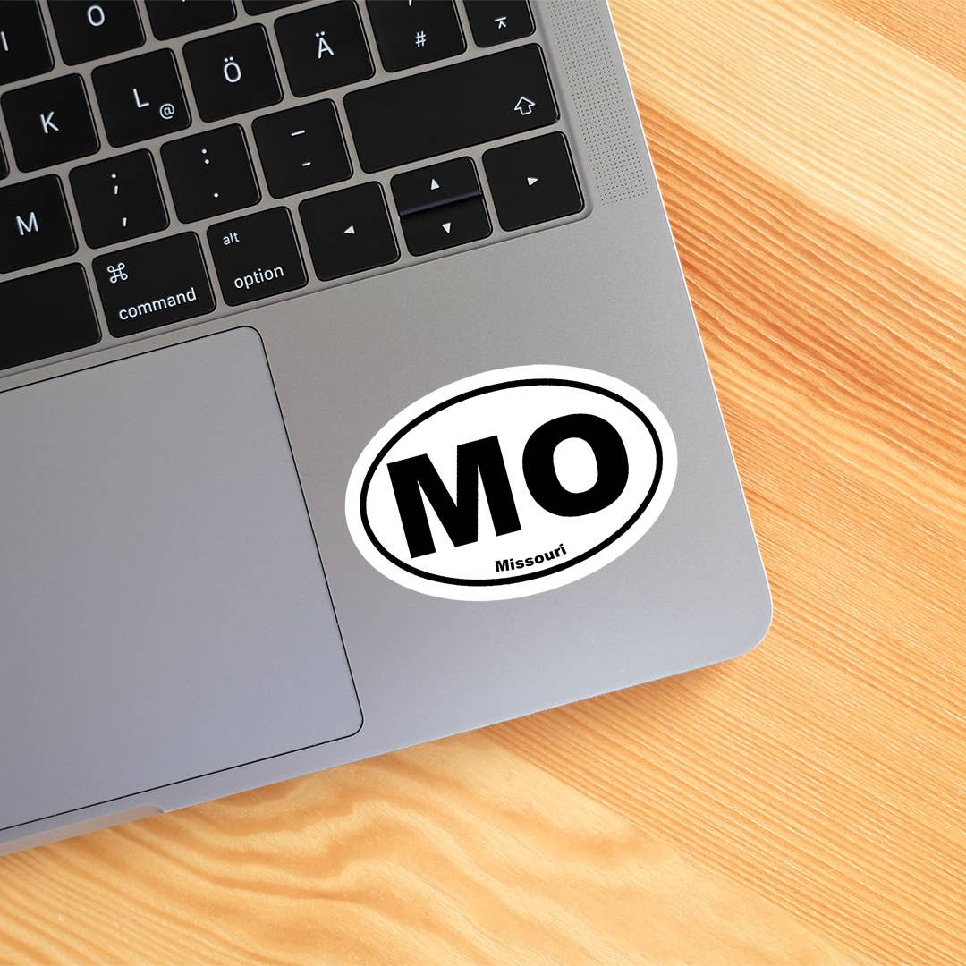 Missouri MO State Oval Sticker Vinyl Decal - Wander Together Outfitters