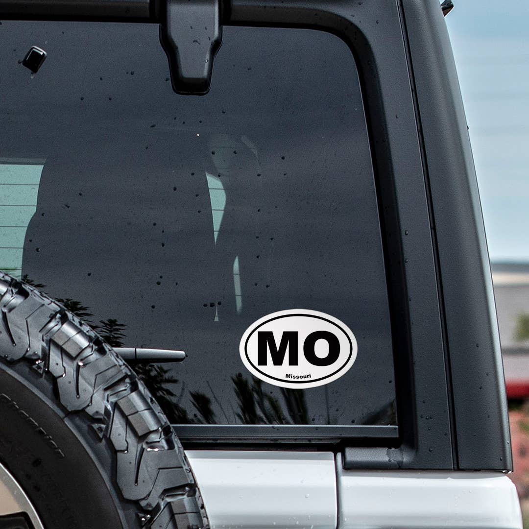 Missouri MO State Oval Sticker Vinyl Decal - Wander Together Outfitters