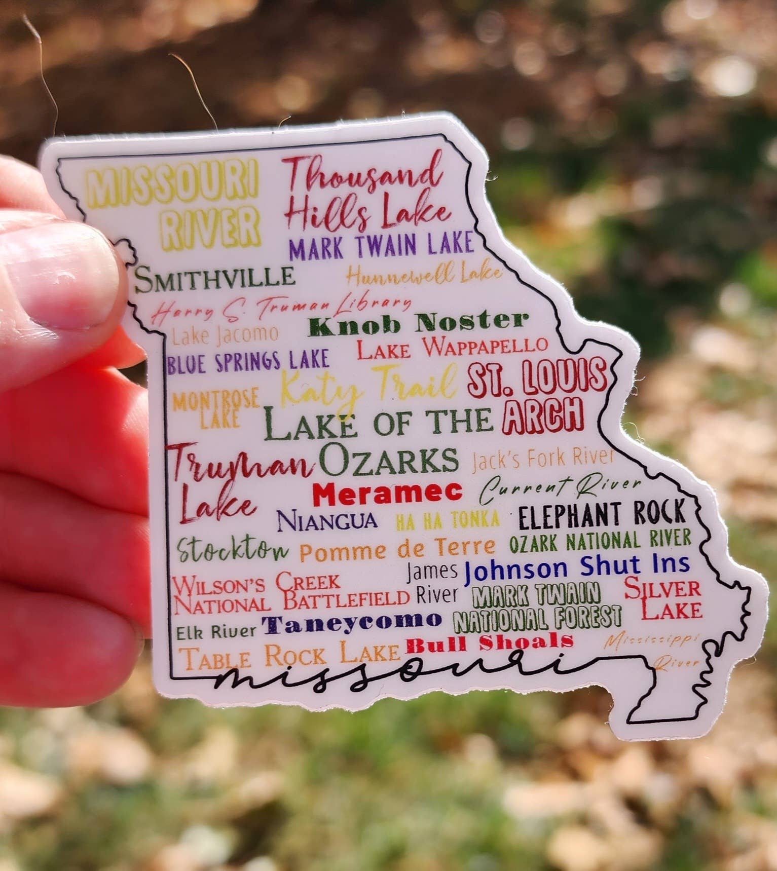 Missouri Recreation State Stickers - Wander Together Outfitters