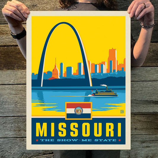 Missouri (State Pride) Art Print - Wander Together Outfitters