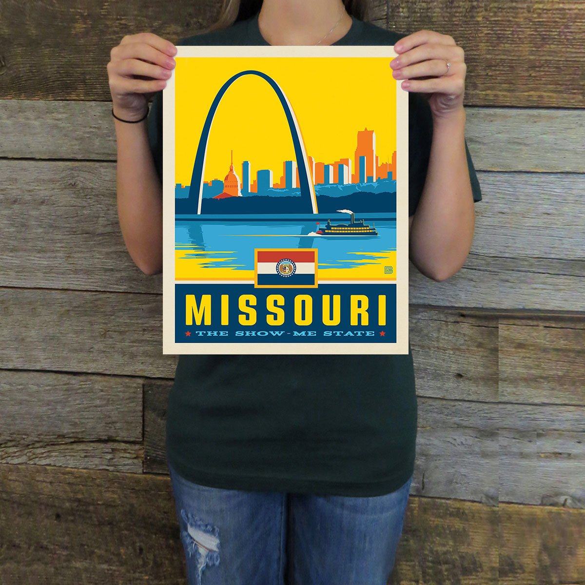 Missouri (State Pride) Art Print - Wander Together Outfitters