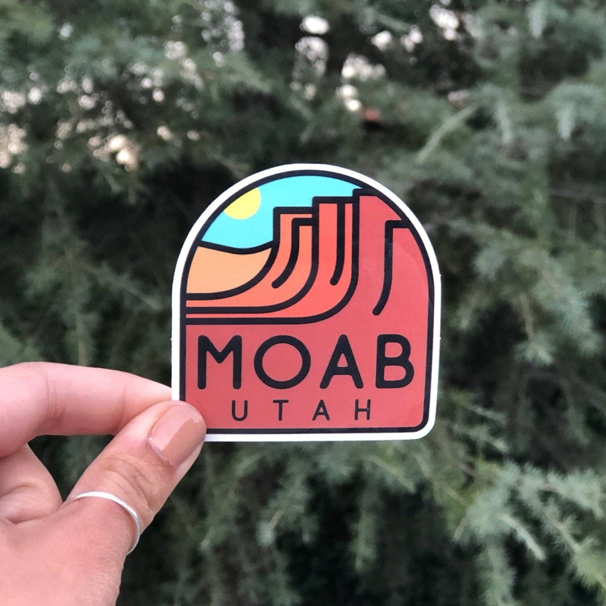 Moab Utah Decal Sticker for Outdoor Enthusiasts - Wander Together Outfitters