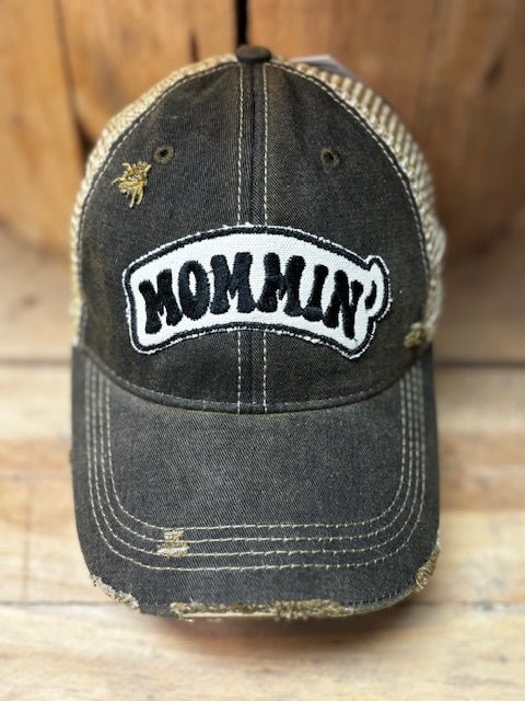 "Mommin'" Distressed Cap - Wander Together Outfitters