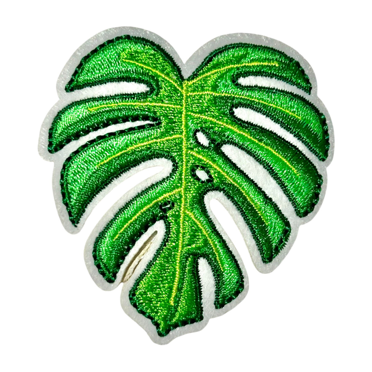 Monstera Leaf Iron On Patch - Wander Together Outfitters
