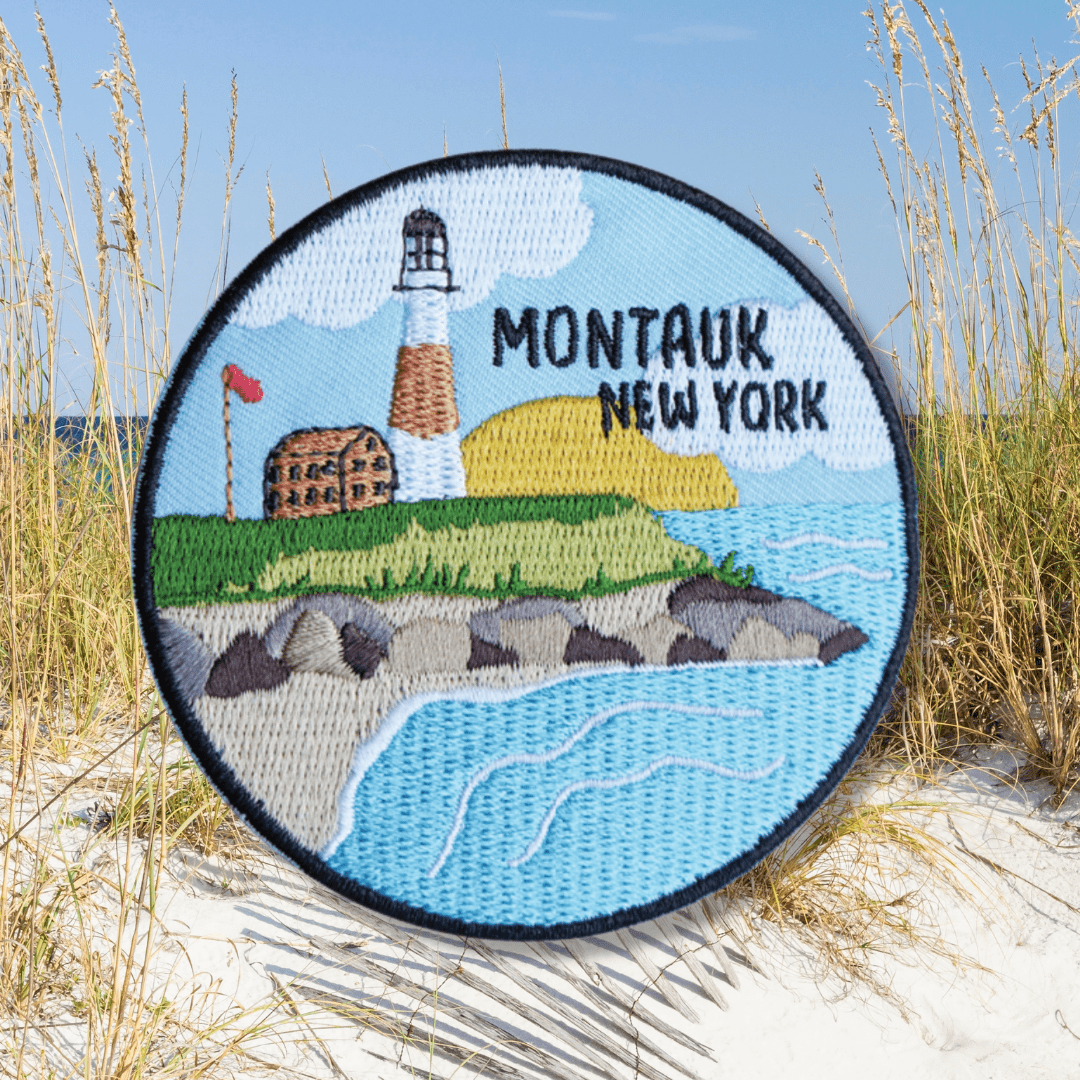 Montauk New York Iron On Patch - Wander Together Outfitters