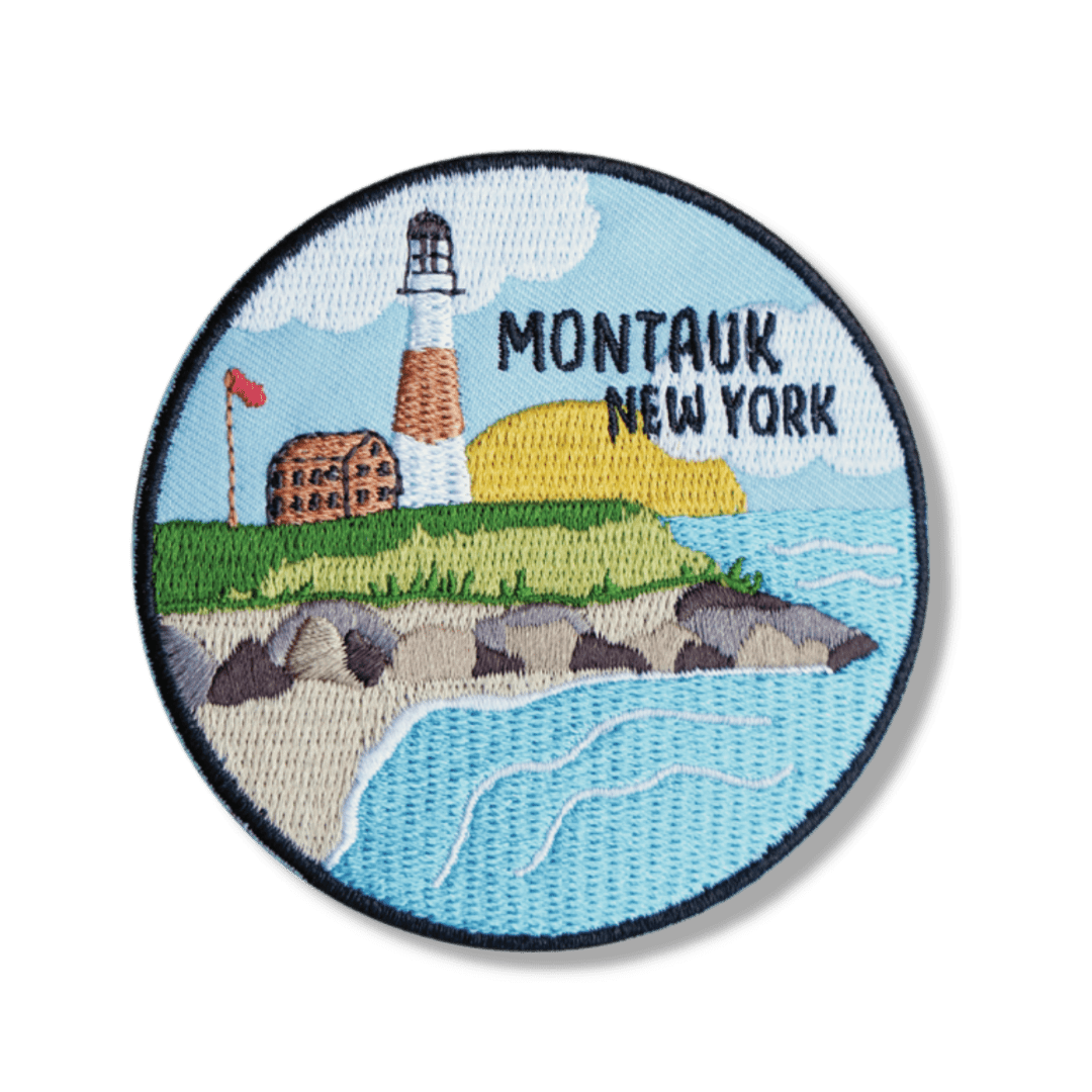 Montauk New York Iron On Patch - Wander Together Outfitters