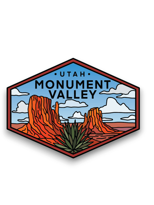 Monument Valley Utah/Arizona Vinyl Sticker - Wander Together Outfitters