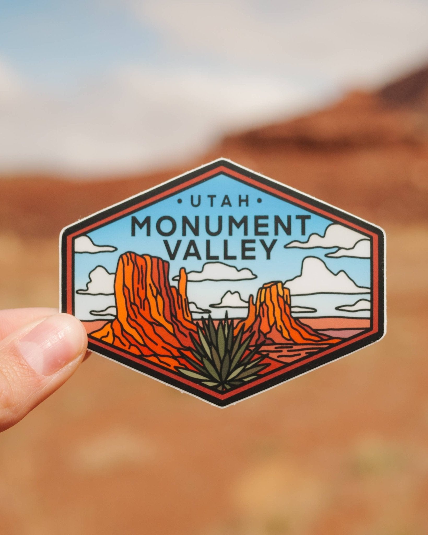 Monument Valley Utah/Arizona Vinyl Sticker - Wander Together Outfitters