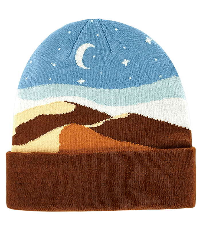 Moon Abstract Beanie - Wander Together Outfitters