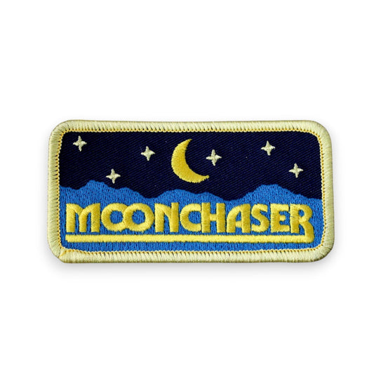 "Moonchaser" Iron On Embroidered Patch - Wander Together Outfitters