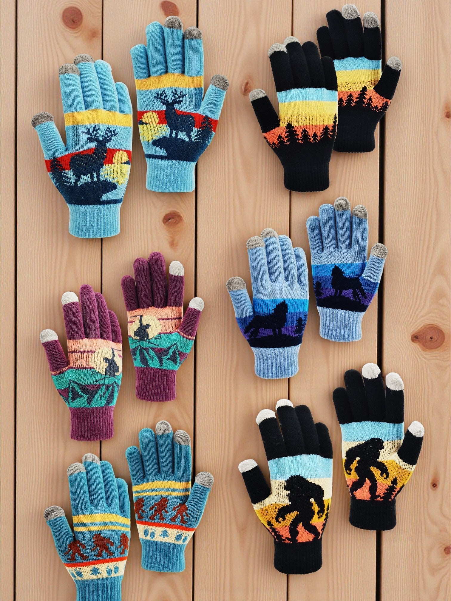 Moonlit Ascent Knit Gloves - Wander Together Outfitters