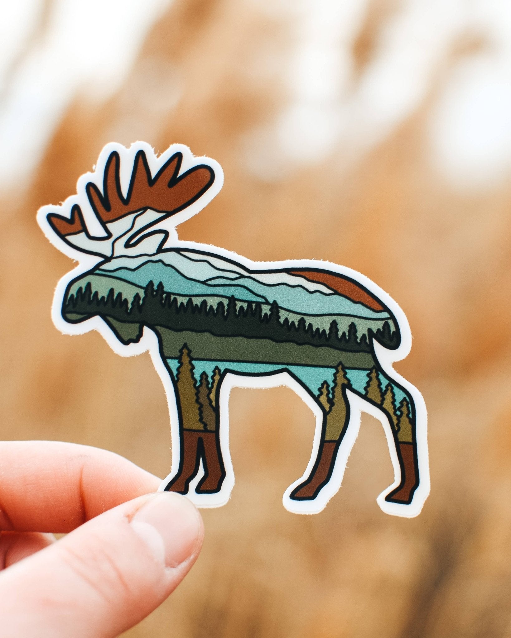 Moose Vinyl Sticker - Wander Together Outfitters