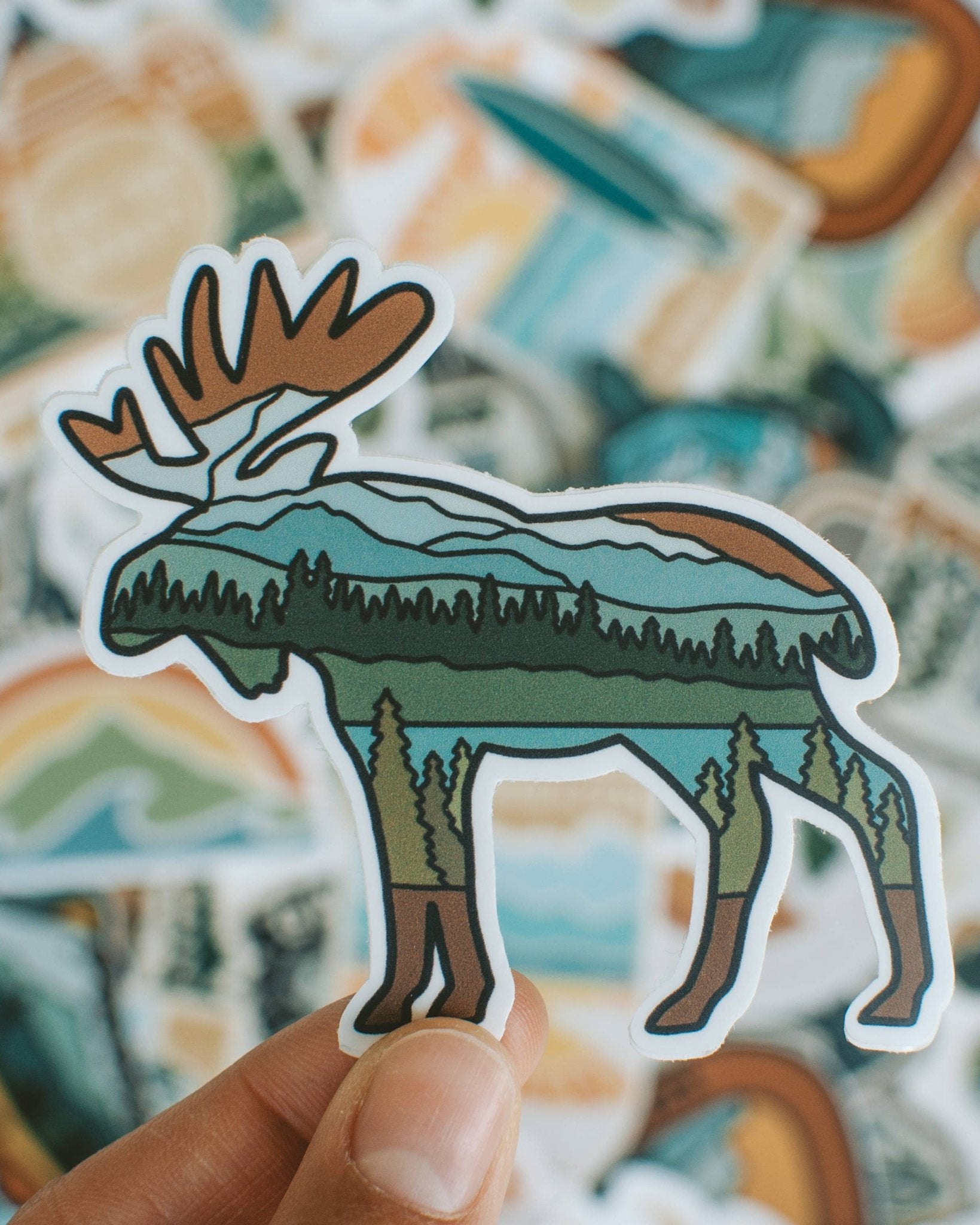 Moose Vinyl Sticker - Wander Together Outfitters