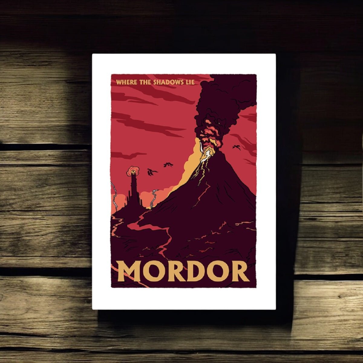 Mordor Fictional Travel Vinyl Sticker - Wander Together Outfitters
