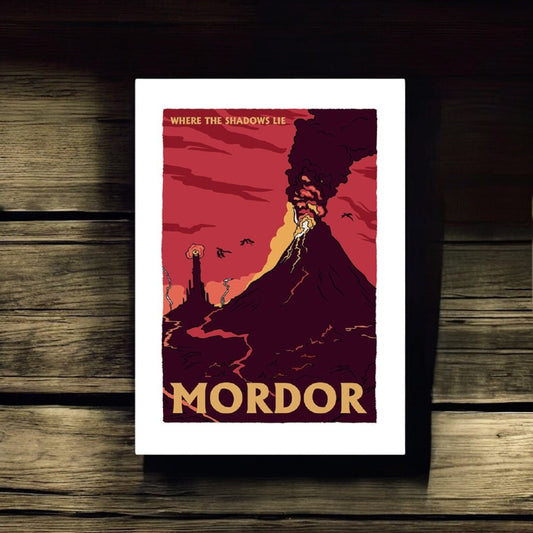 Mordor Fictional Travel Vinyl Sticker - Wander Together Outfitters