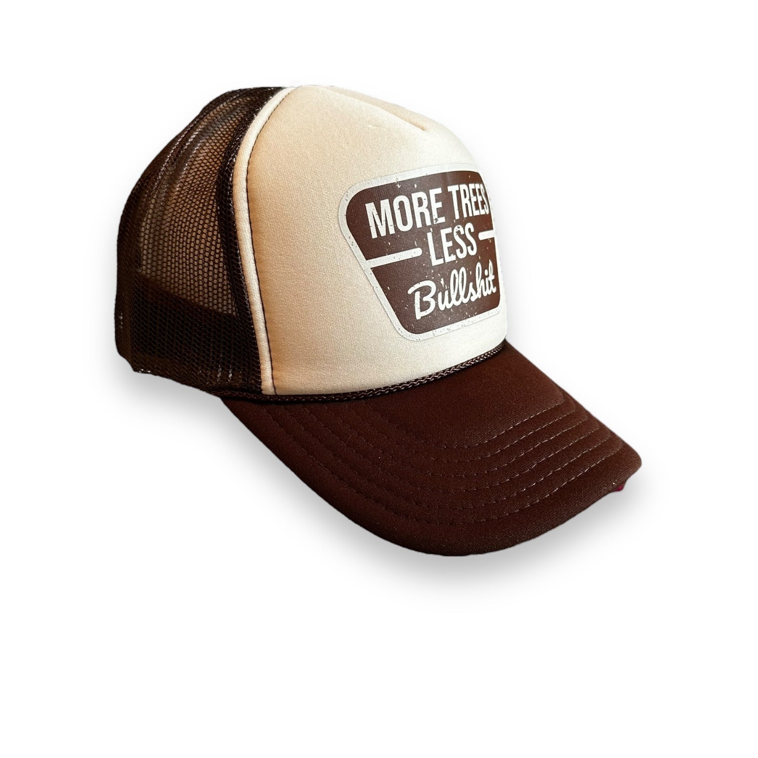 "More Trees Less Bullsh*t" Foam Trucker Cap - Wander Together Outfitters