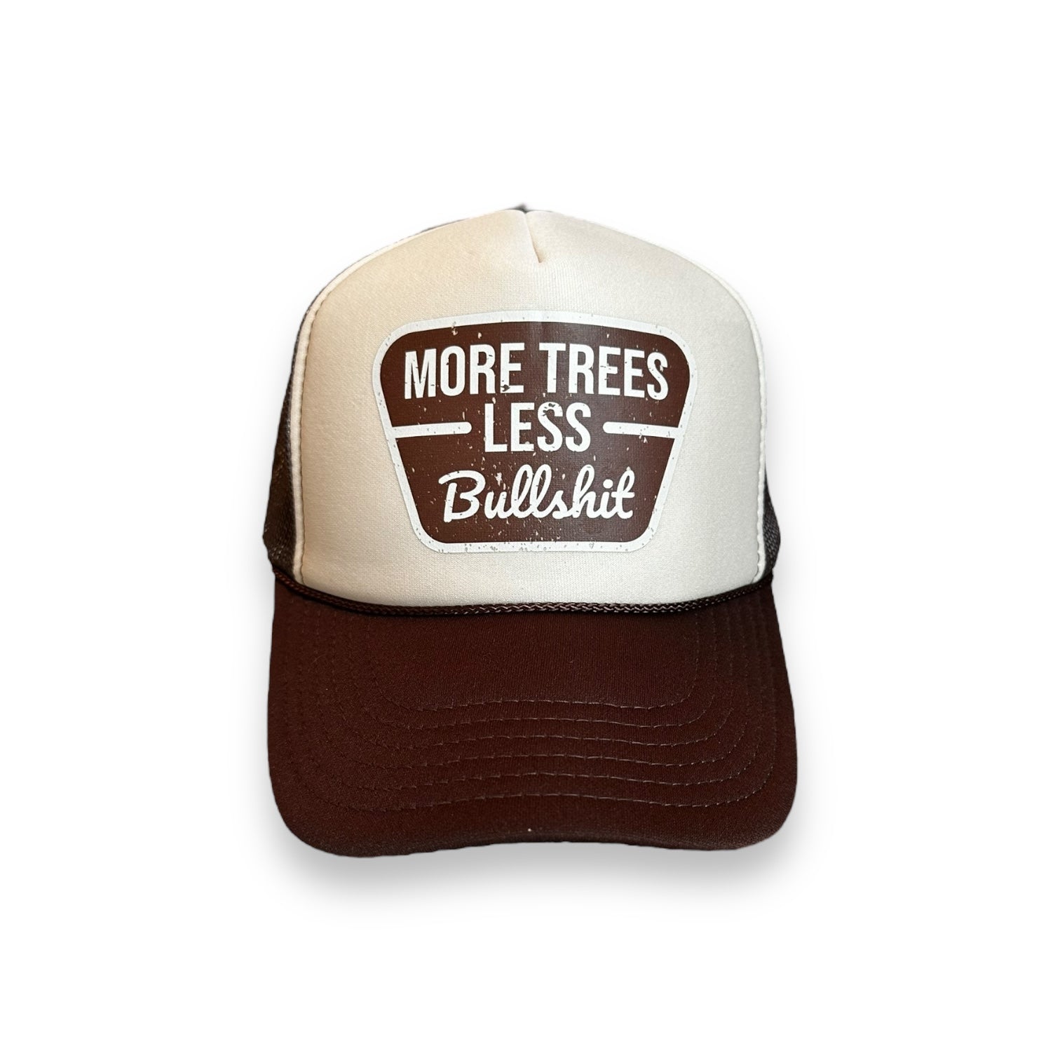 "More Trees Less Bullsh*t" Foam Trucker Cap - Wander Together Outfitters
