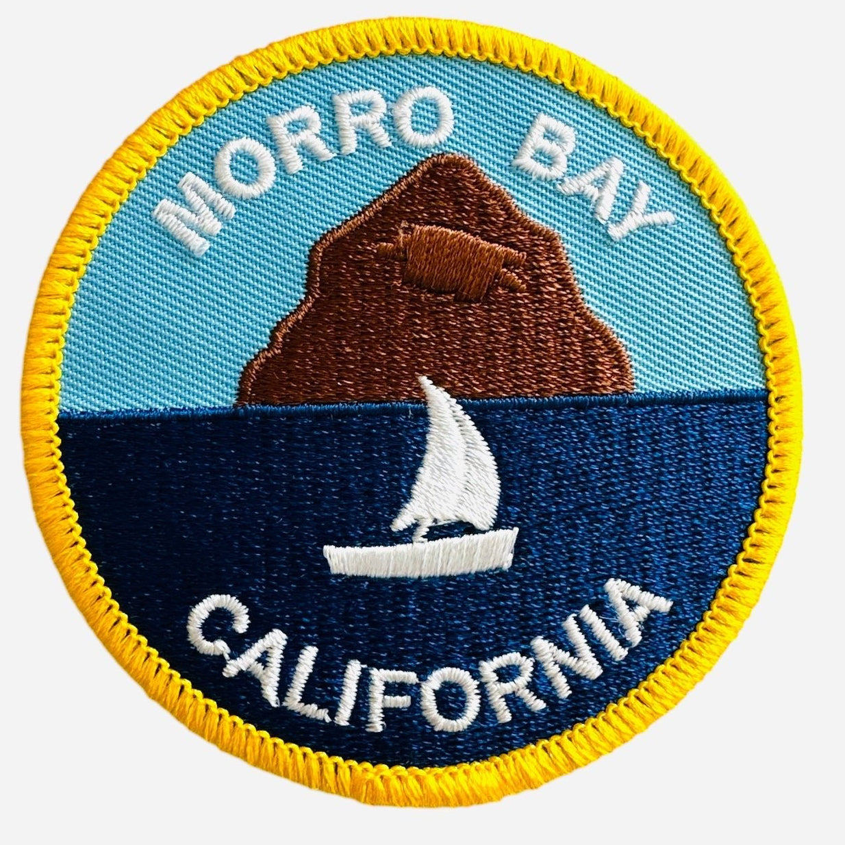 Morro Bay California Embroidered Iron On Patch - Wander Together Outfitters