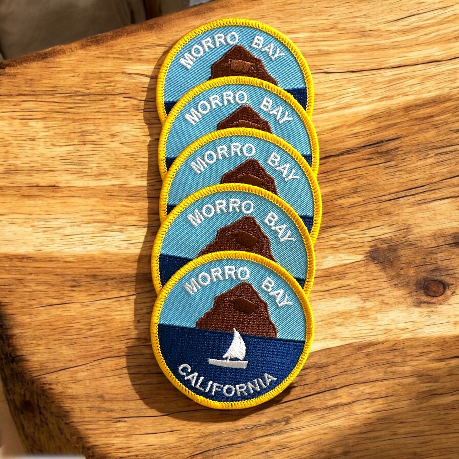 Morro Bay California Embroidered Iron On Patch - Wander Together Outfitters
