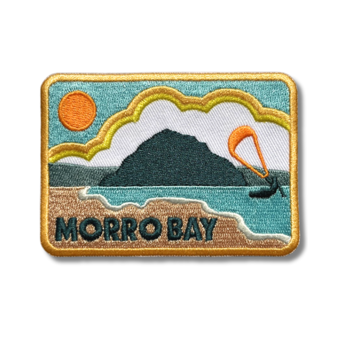 Morro Bay Embroidered Iron On Patch - Wander Together Outfitters
