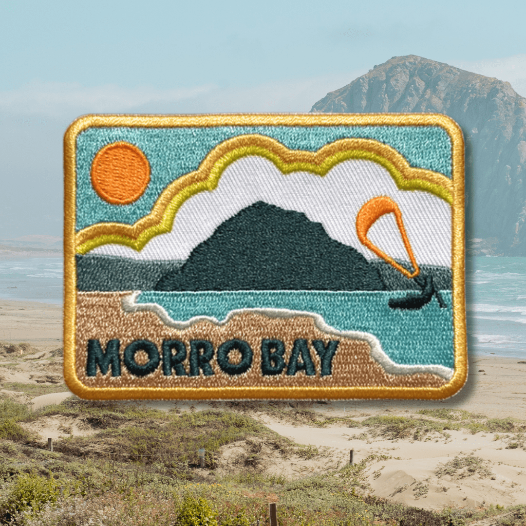 Morro Bay Embroidered Iron On Patch - Wander Together Outfitters
