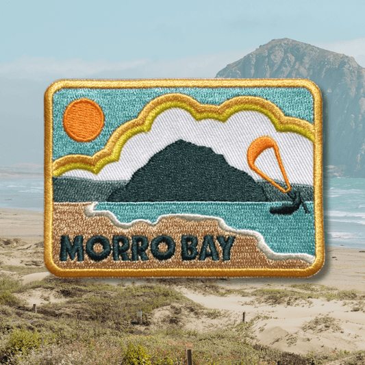 Morro Bay Embroidered Iron On Patch - Wander Together Outfitters