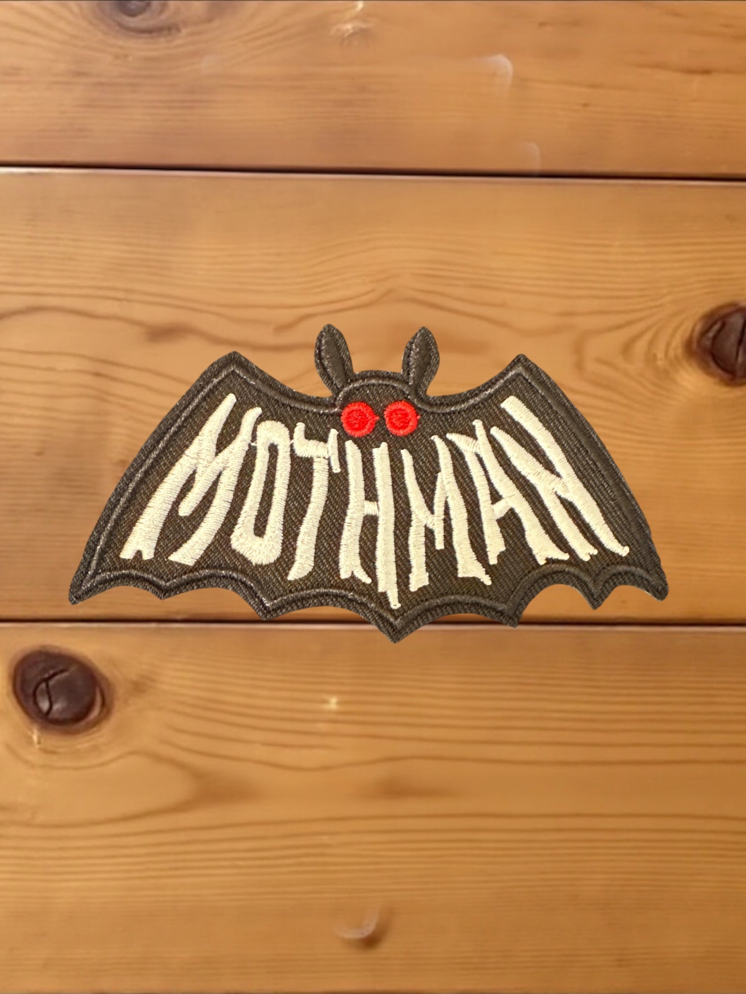 Mothman Woven Patches (Various Styles) Iron On Patch - Wander Together Outfitters