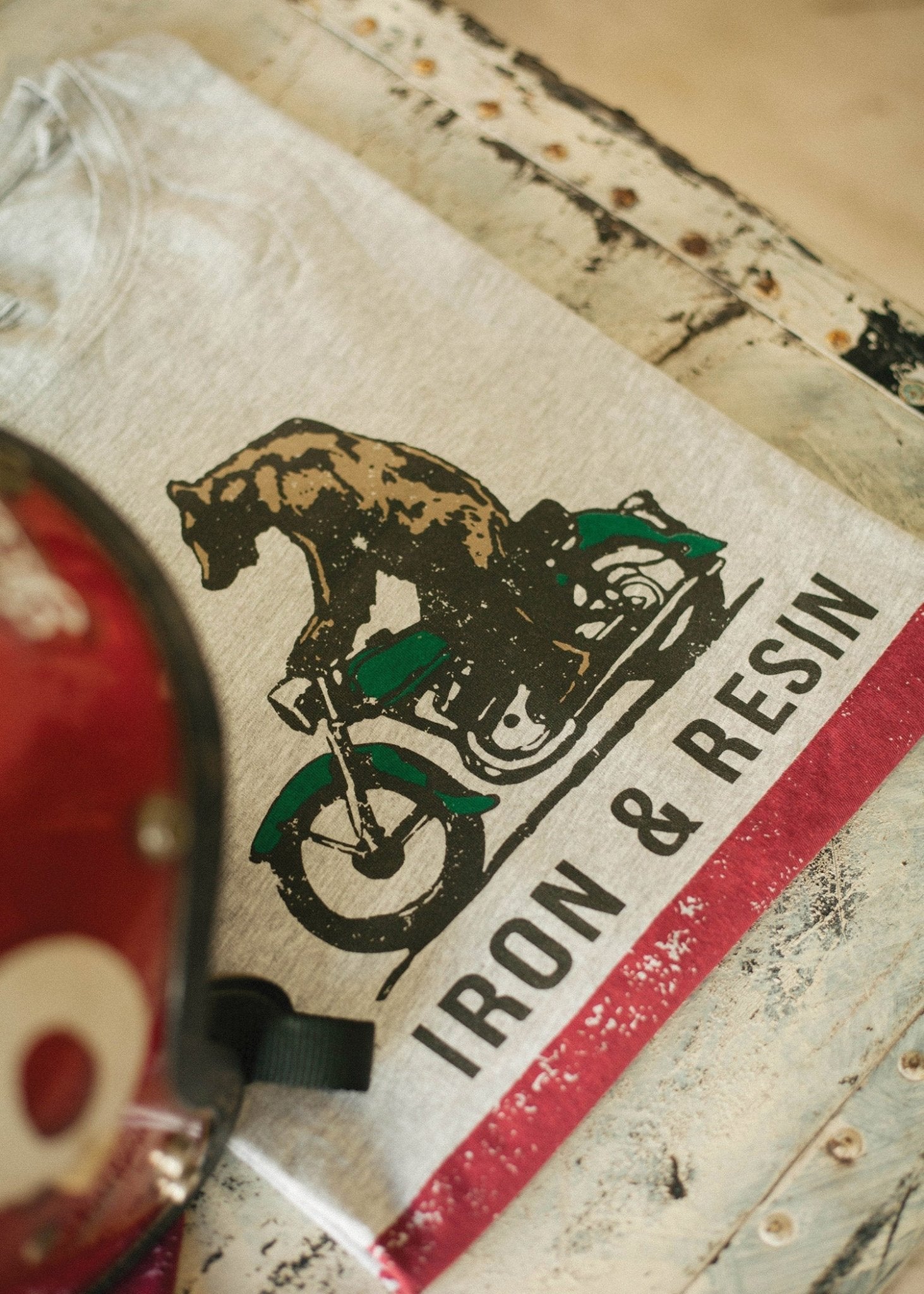 Moto Bear Tee - Wander Together Outfitters