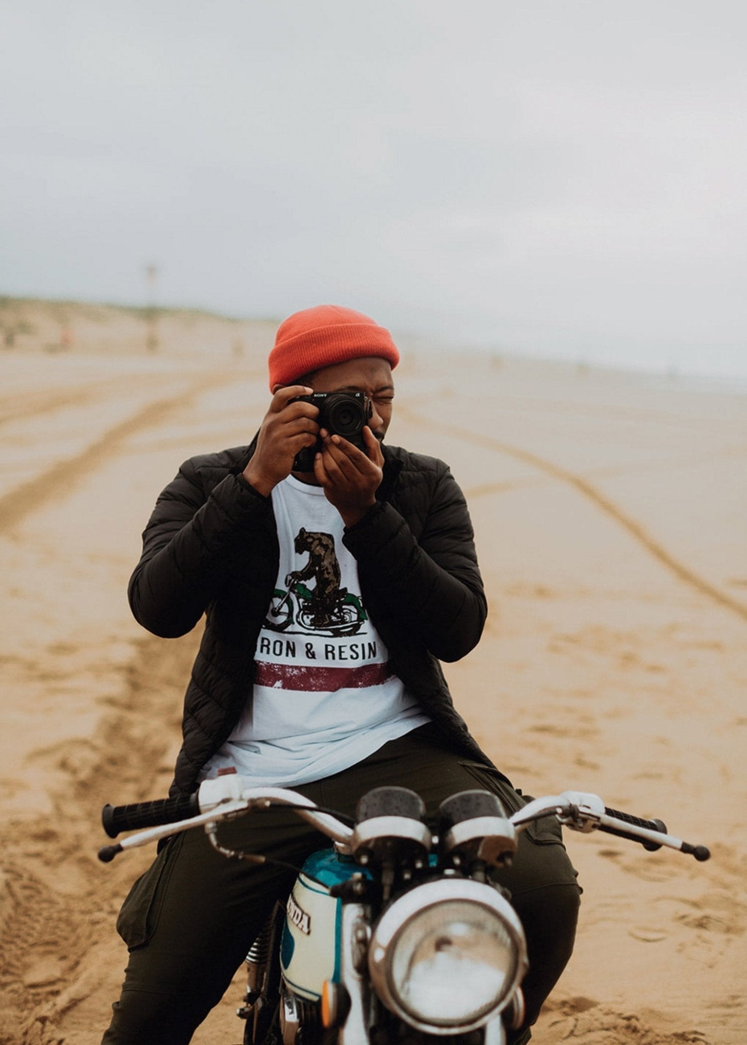 Moto Bear Tee - Wander Together Outfitters