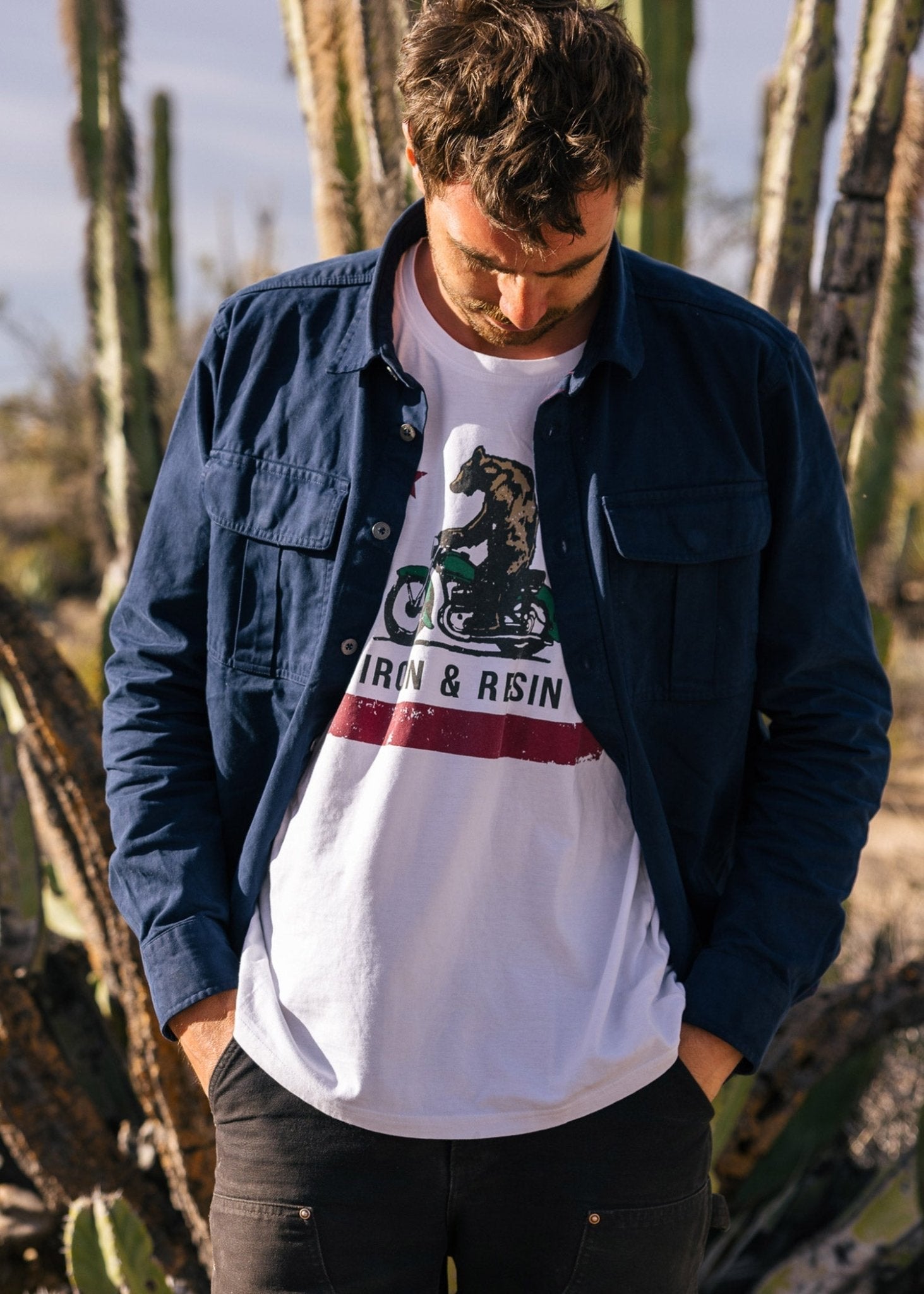 Moto Bear Tee - Wander Together Outfitters