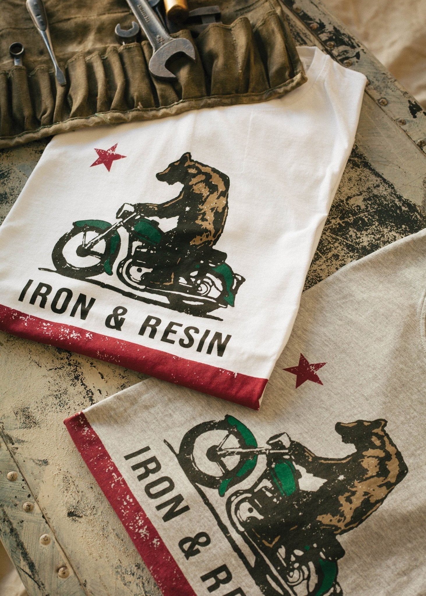 Moto Bear Tee - Wander Together Outfitters