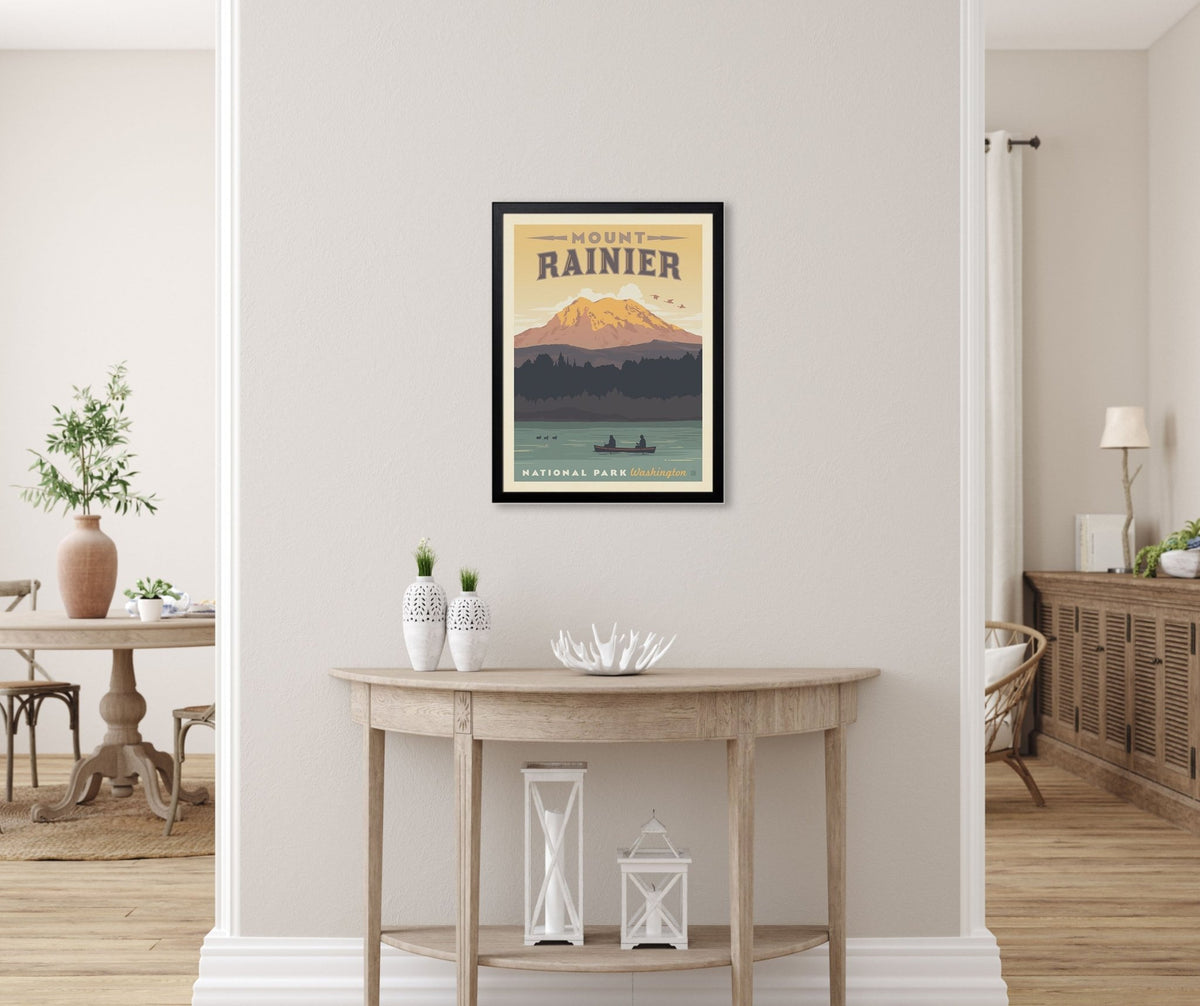 Mount Rainier National Park Art Print - Wander Together Outfitters