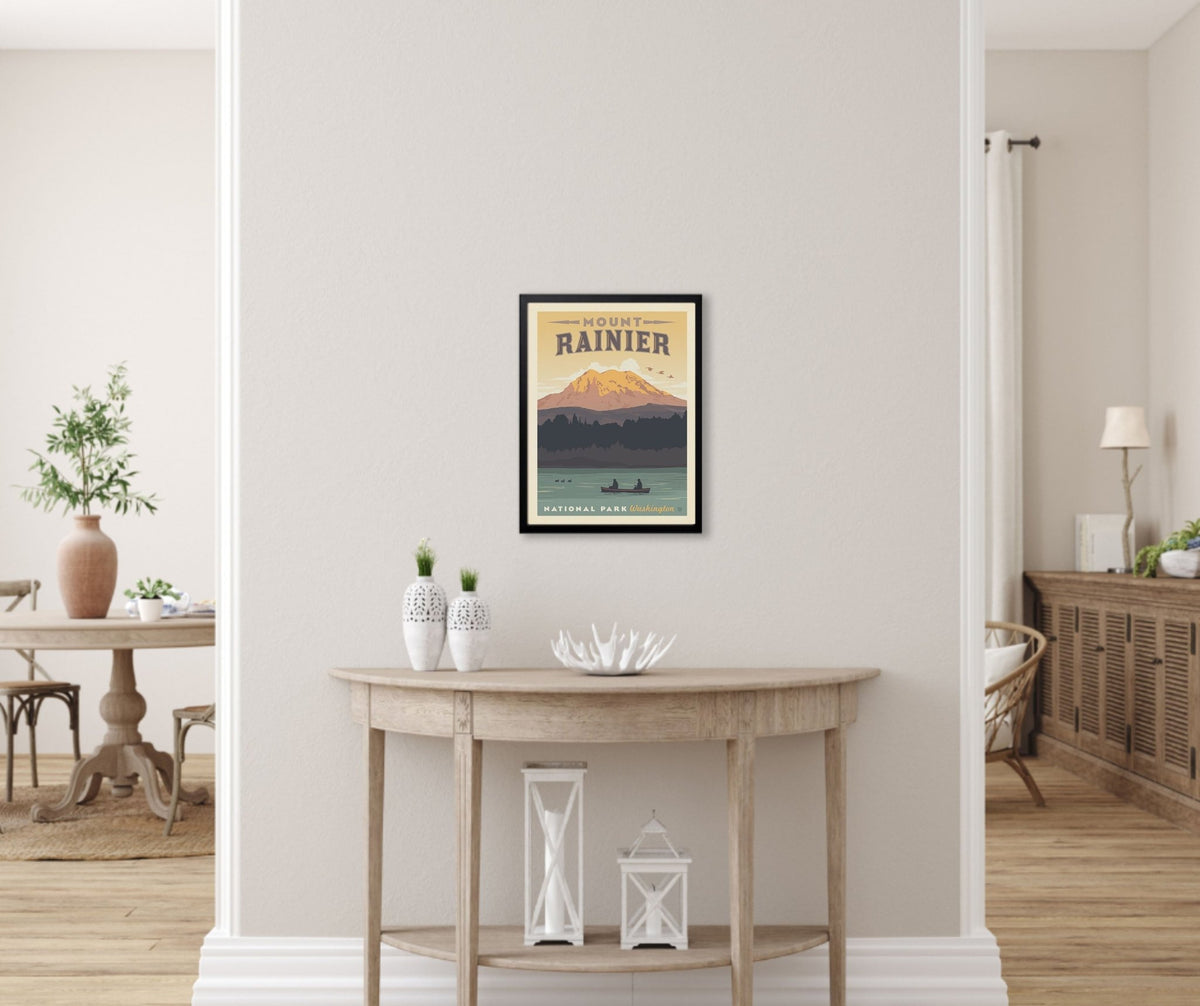 Mount Rainier National Park Art Print - Wander Together Outfitters