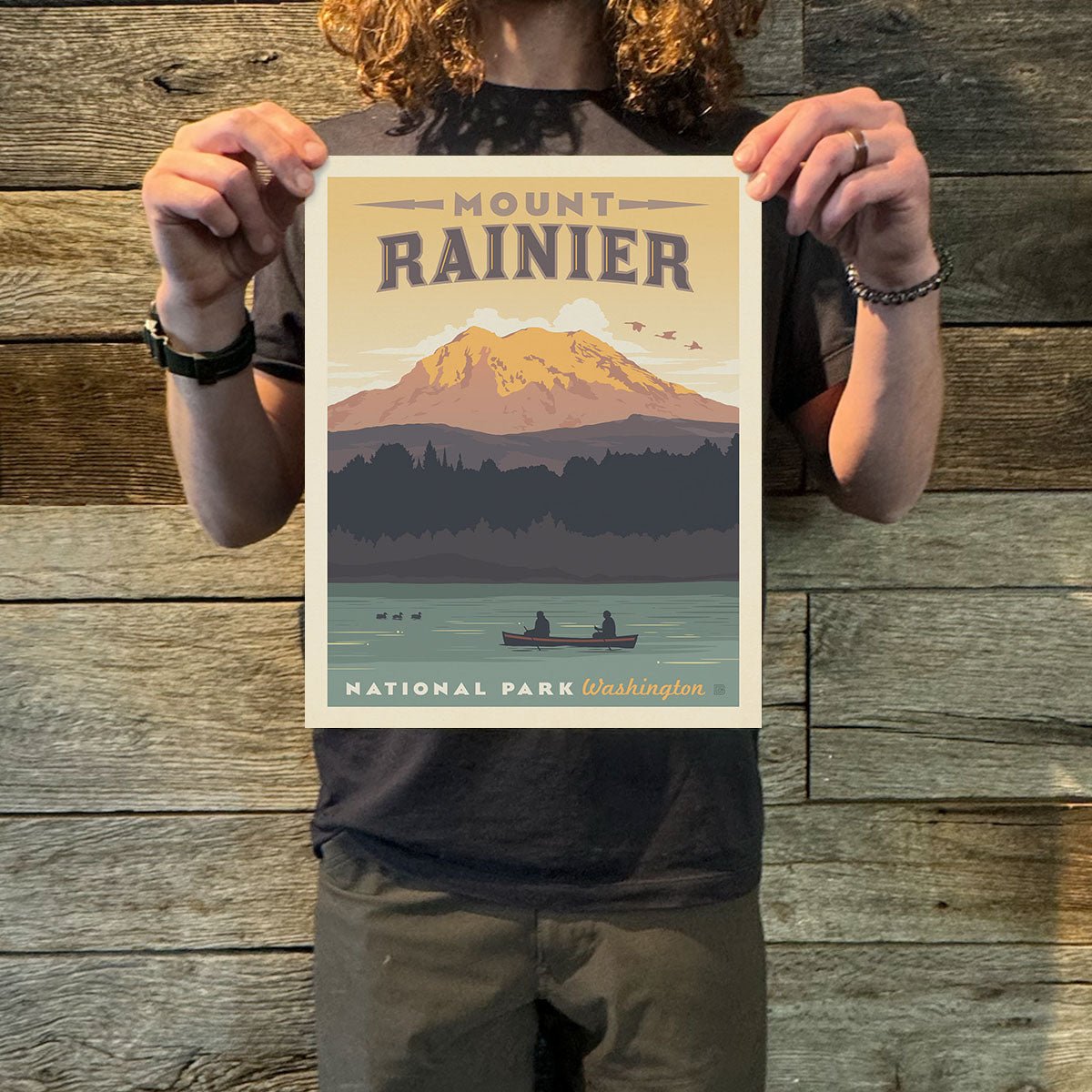 Mount Rainier National Park Art Print - Wander Together Outfitters
