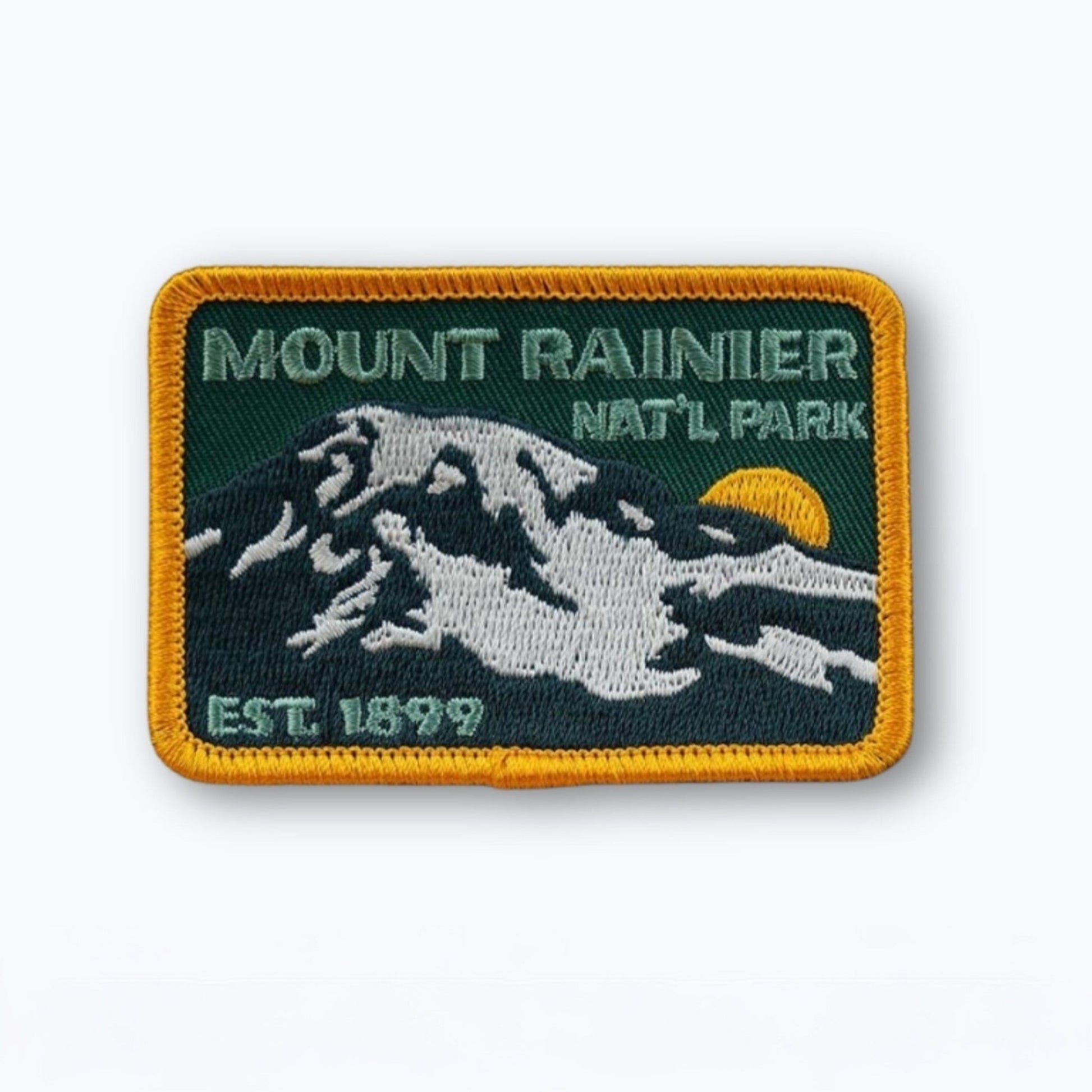 "Mount Rainier National Park Est 1899" Iron on or Sew On Patch - Wander Together Outfitters