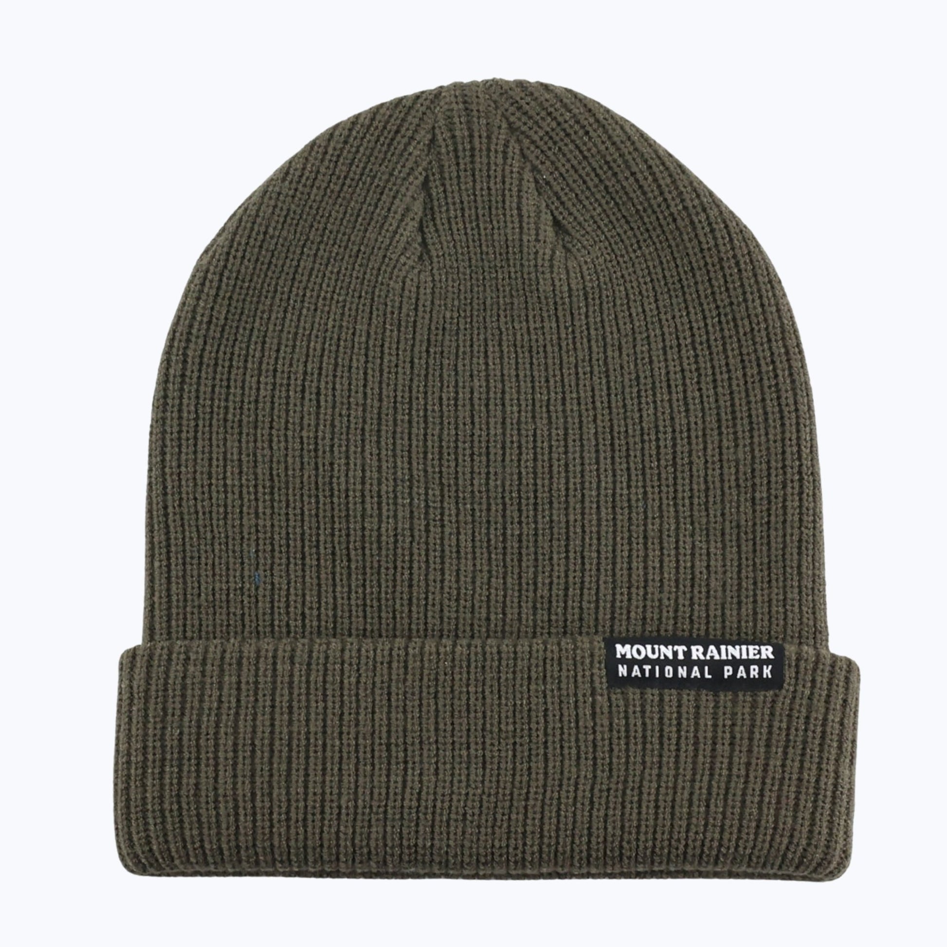 Mount Rainier National Park Recycled Beanie - Eucalyptus - Wander Together Outfitters