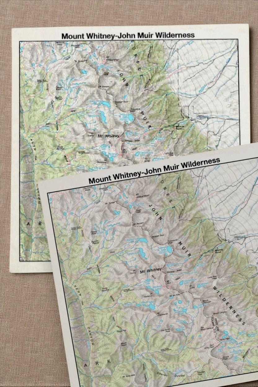 Mount Whitney John Muir Wilderness Bandana - Wander Together Outfitters