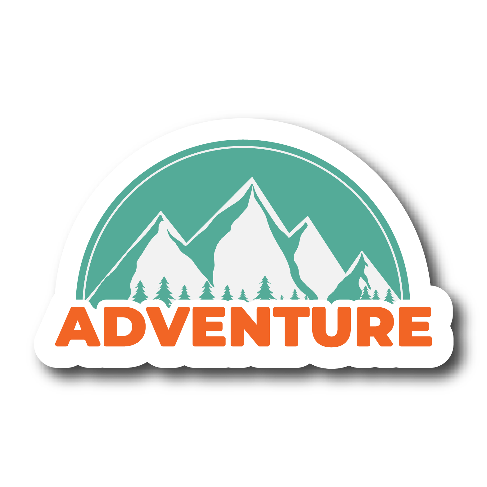 Mountain Adventure Sticker Vinyl Decal - Wander Together Outfitters