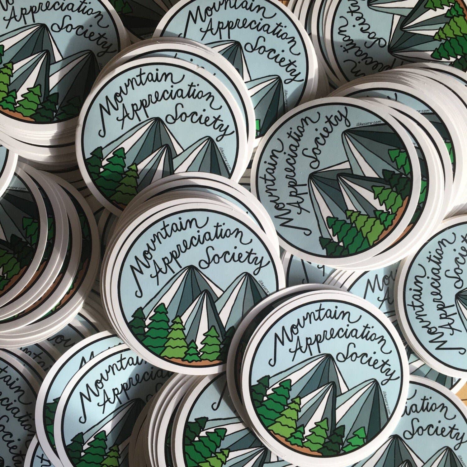 "Mountain Appreciation Society" Vinyl Sticker - Wander Together Outfitters