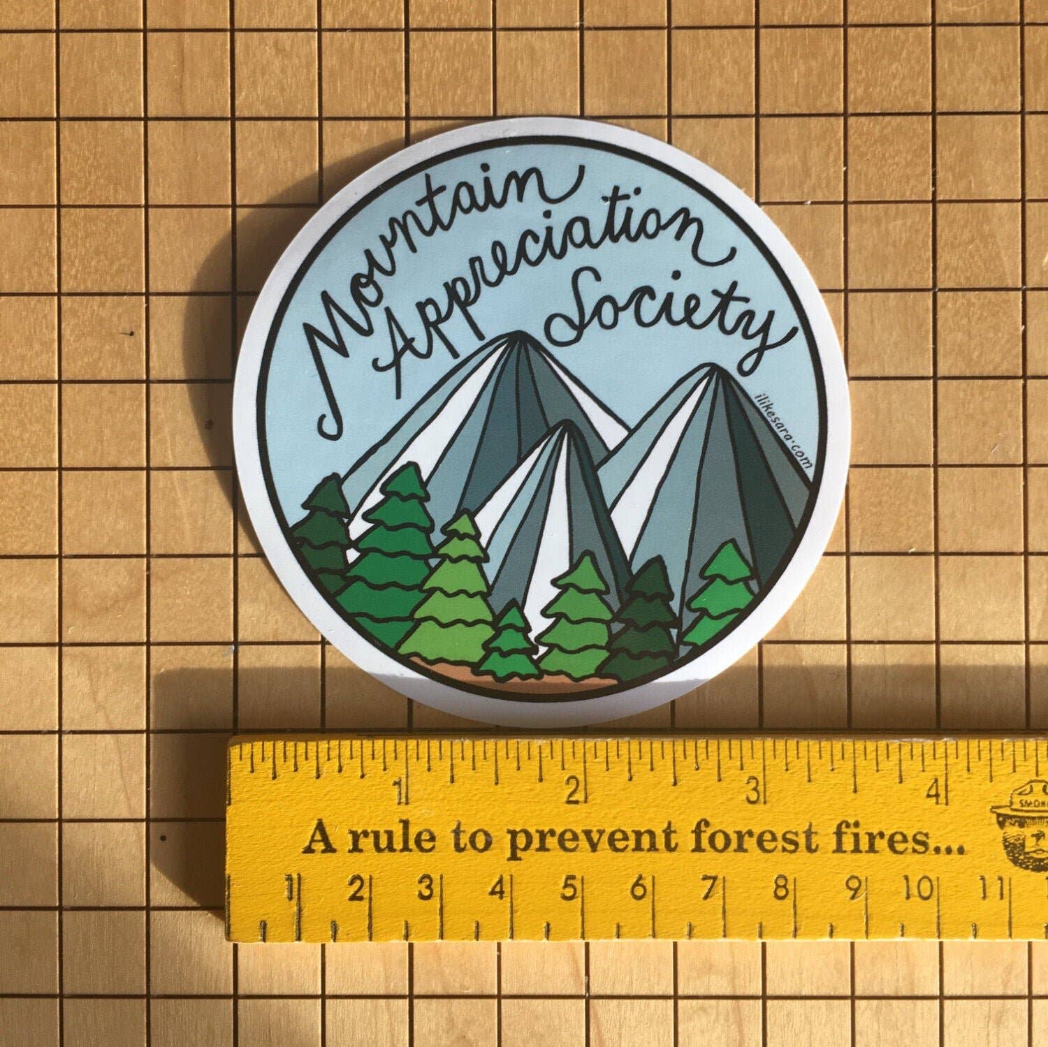 "Mountain Appreciation Society" Vinyl Sticker - Wander Together Outfitters